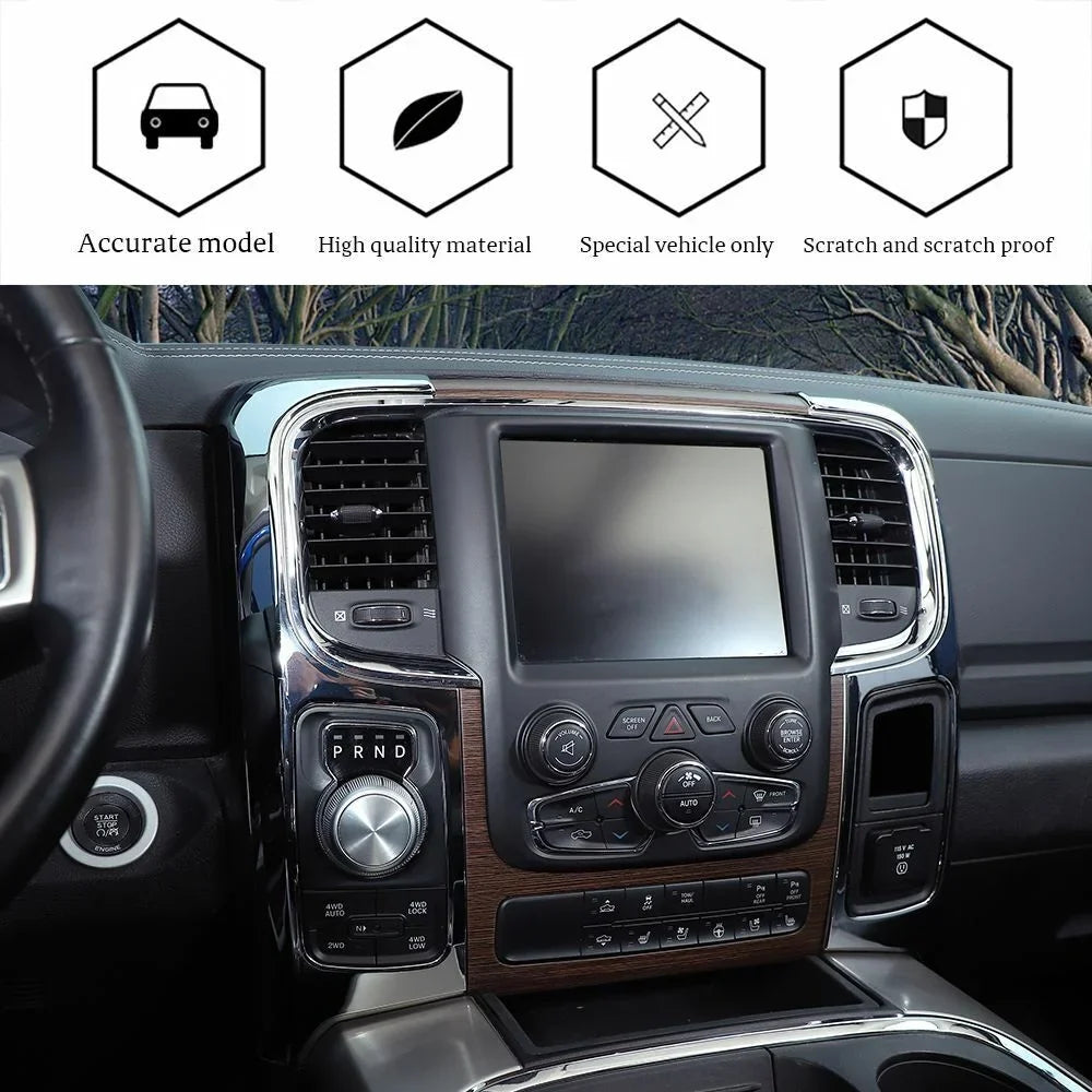 Teledu Chrome Center Console Navigation Side Panel protector Trim