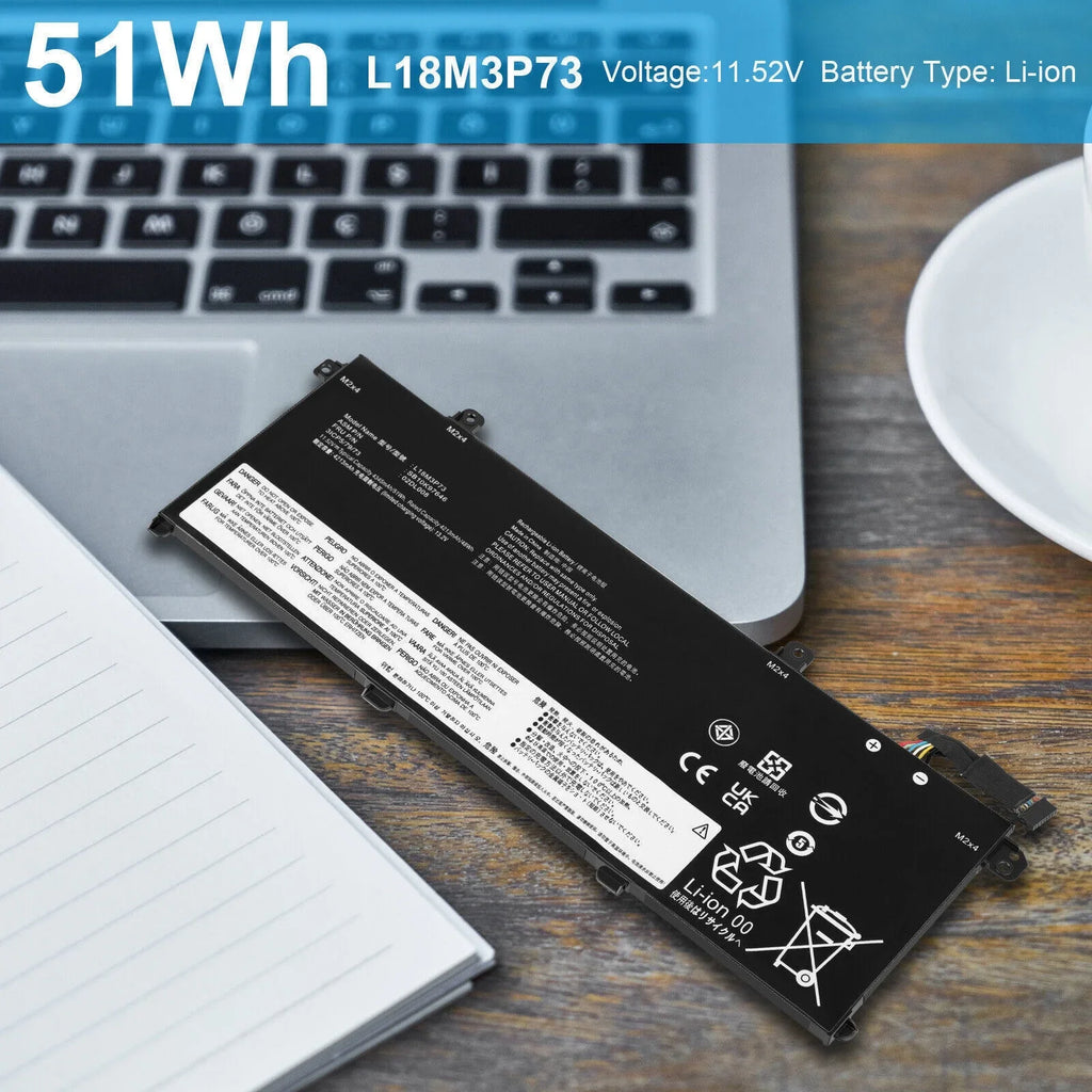 New Laptop Battery For  T490 T495 P14s T14 5B10W13907 5B10W13906 L18M3P73
