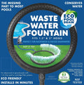 Backwash Pool Hose Waste moisture Fountain Kit for Sand & Cartridge Filtered Swimming Pools with 1.5" Hose #400