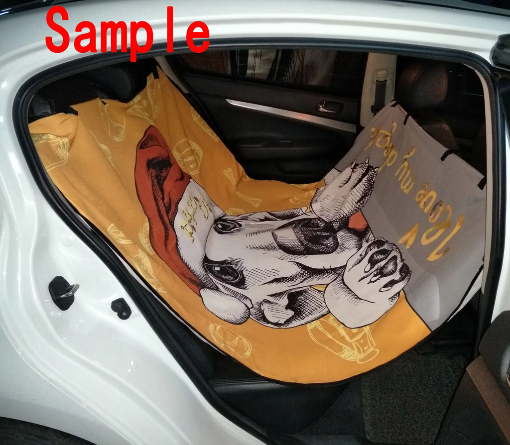 GCKG Black Octopus Pet Car Seat shield Dog Car Seat Mat Hammock Cargo Mat Trunk Mat For Cars Trucks and SUV 54x60 inches