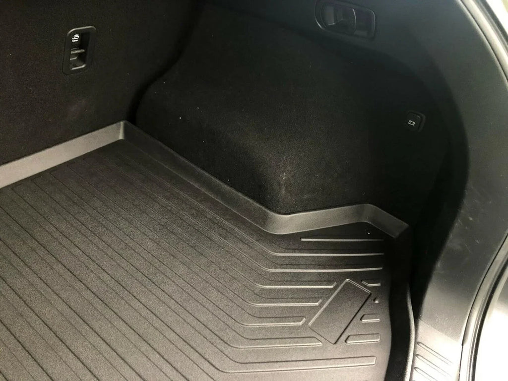EACCESSORIES EA Cargo Liner – Trunk Mat for Mazda CX-5 CX5 2017-2023 – elements-impervious Trunk Mats for Cars with Raised Lip – Non-Slip Car Trunk Mat Rubber – Easy to Install – Laser Pre-Cut Design