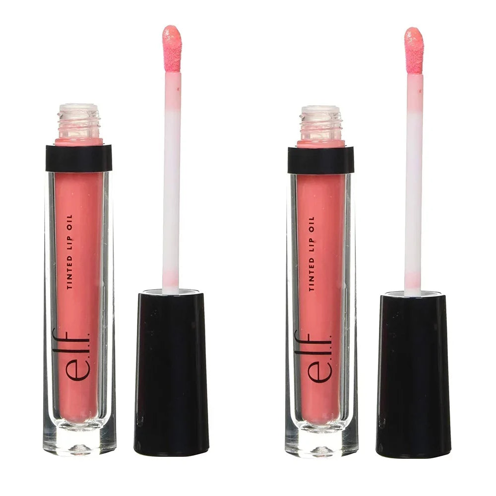 Tinted Lip Oil, Coral Kiss 82432. Pack of 2 E.l.f