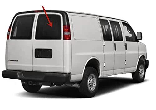 Privacy Stationary Back Window Back Glass Passenger Right Side appropriate with Chevrolet Express/GMC Savana Van 1996-2022 Models