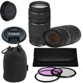EF 75-300mm f/4-5.6 III Telephoto Zoom Lens + 3pc Filter Kit + Lens Pouch
