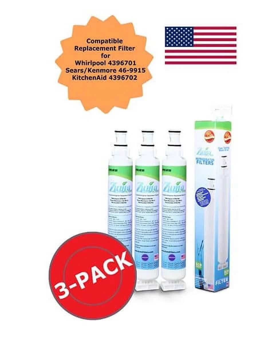 ZUMA Brand , moisture and Ice Filter , Model # OPFW3-RF300 , appropriate with Whirlpool® WF293 - 3 Pack - Made in U.S.A.