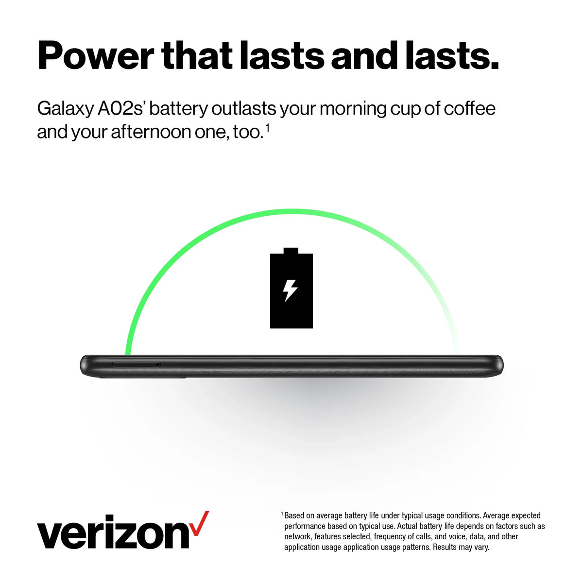 Verizon  Galaxy A02s 32GB, Black - Prepaid Smartphone