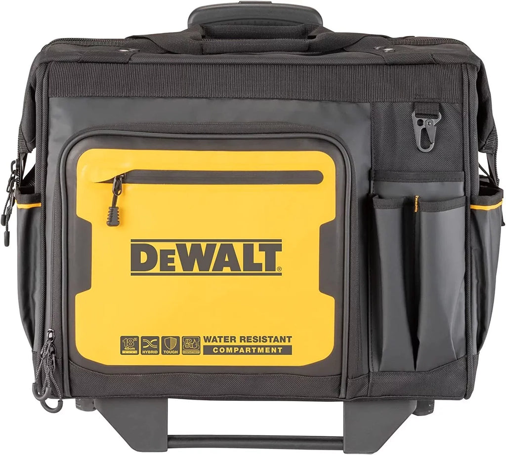 DEWALT Tool Bag with Wheels, Tool Storage and Organization, Durable and moisture impervious, 18 Inch DWST560107