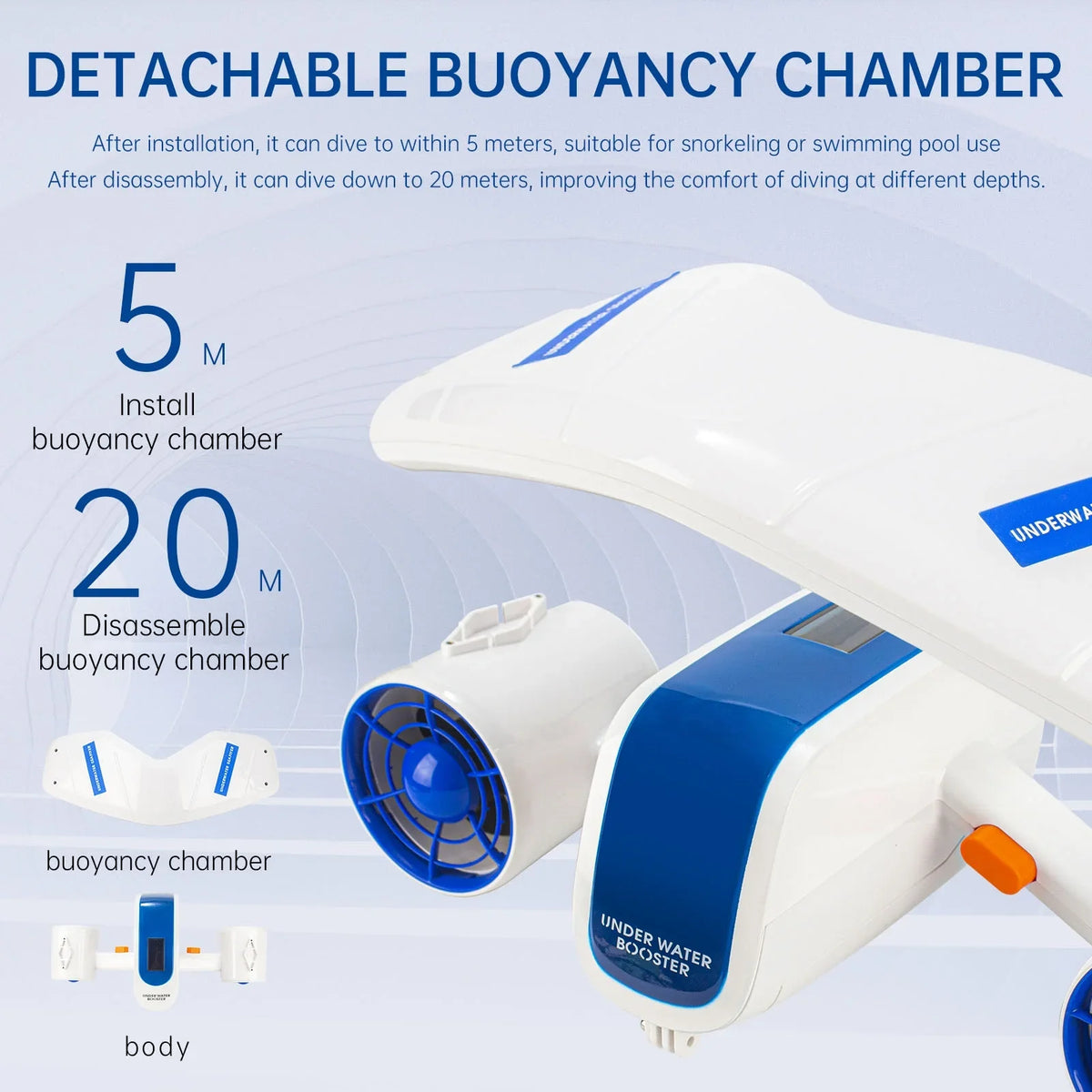 Bisofice moisture Diving Underwater Booster for Sea Enthusiasts