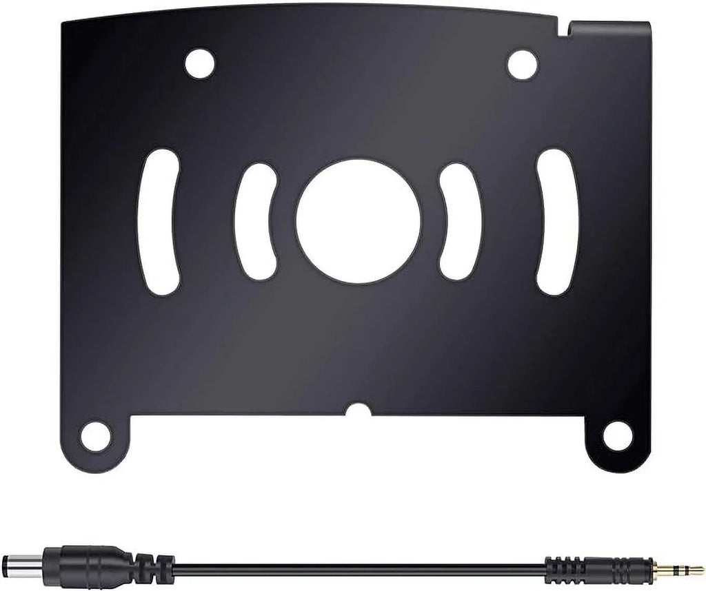 DoHonest D6 Backup Camera Bracket Adapter with a Power Adapter suitable with Furrion Pre-Wired RV or Trailer with a FRCBRKT-BL