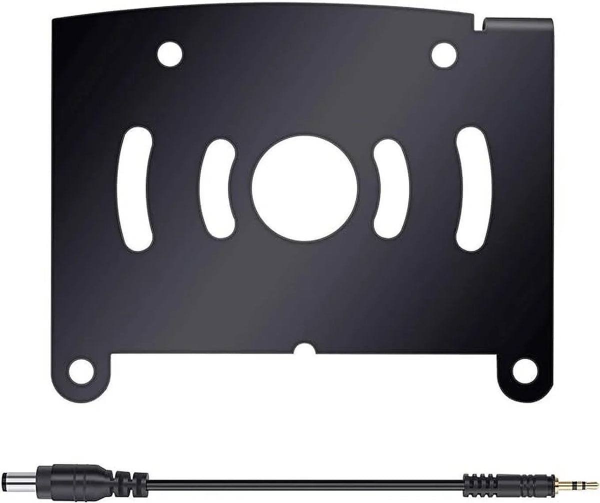 DoHonest D6 Backup Camera Bracket Adapter with a Power Adapter suitable with Furrion Pre-Wired RV or Trailer with a FRCBRKT-BL