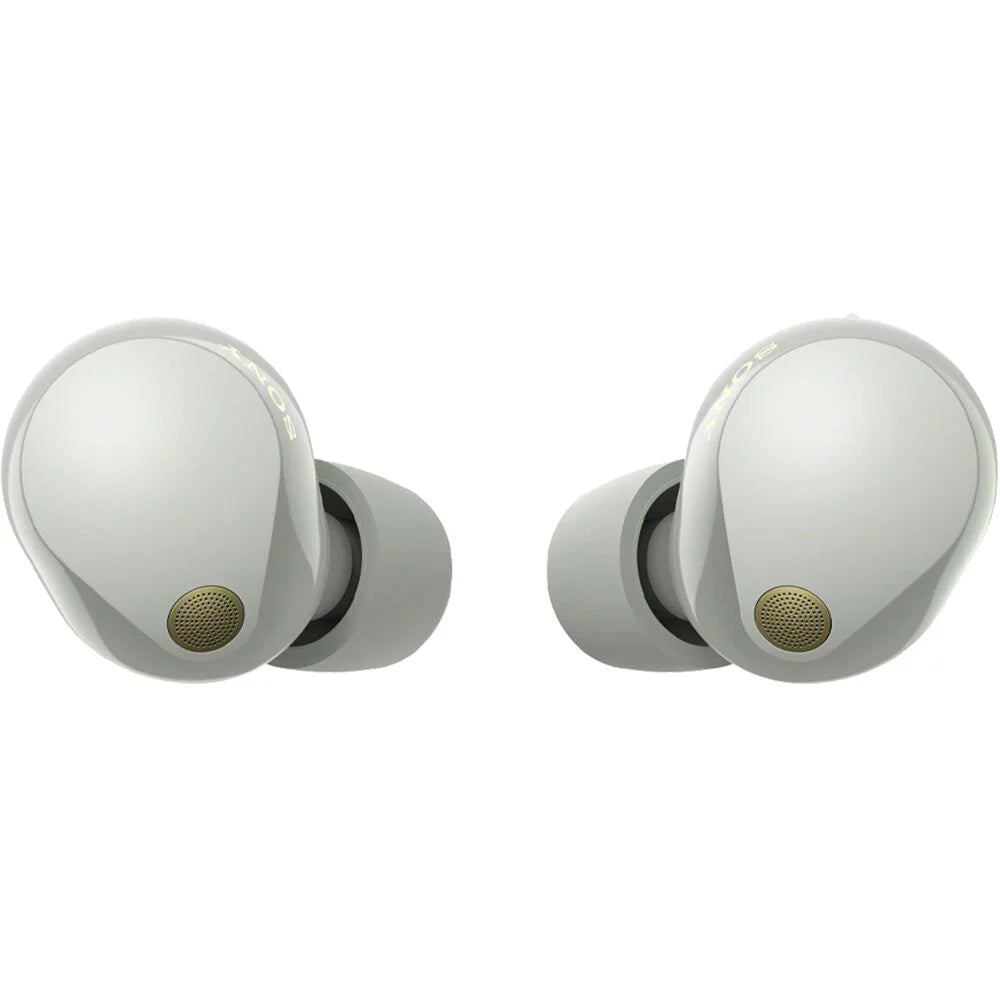 WF-1000XM5 Noise Canceling Wireless Earbuds (Silver) Bundle with 2 YR Warranty