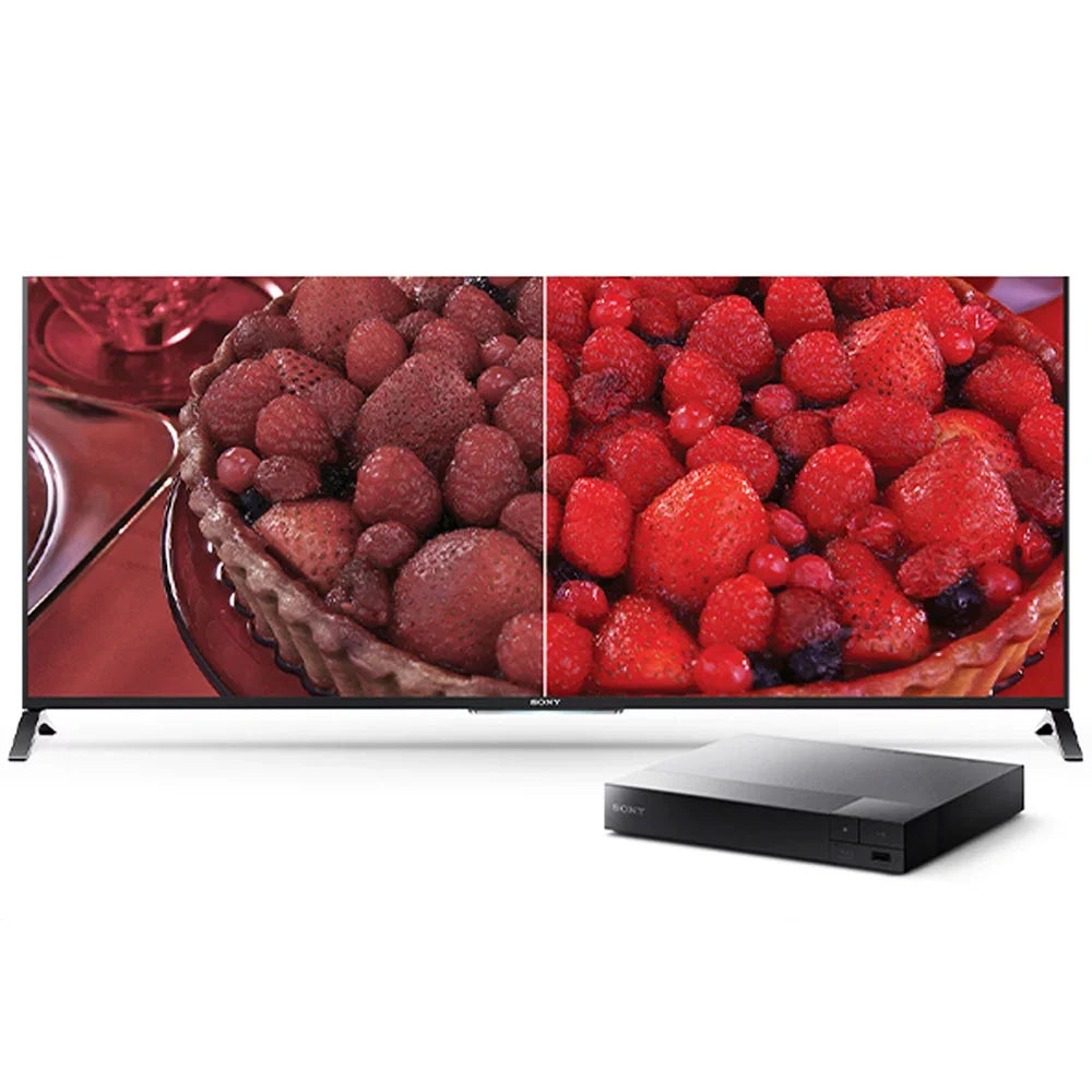 Streaming Blu-Ray Disc Player with WiFi - BDP-BX370 Bundle With Deco Gear 6 ft High Speed HDMI 2.0 Cable and Microfiber TV Screen Cloth
