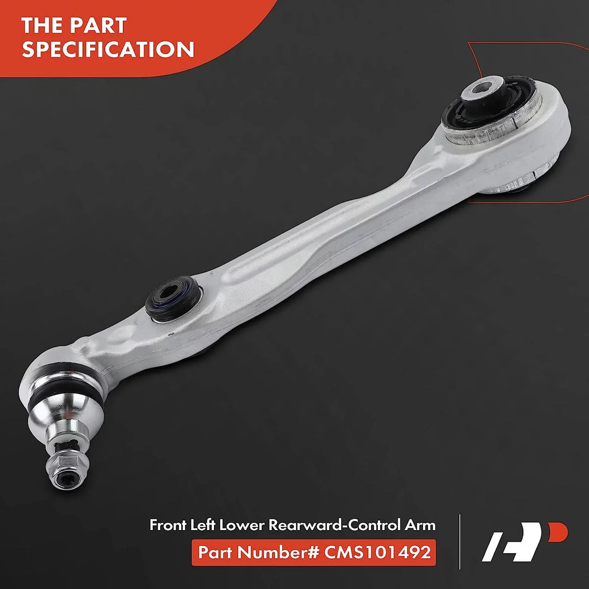 A-Premium Front Left Rearward Lower Control Arm, with Ball Joint & Bushing, matching with Mercedes-Benz S450 2018-2019, S550 2014-2017, S550e 2015-2017, S560 2018-2019, S63 AMG 2015-2017