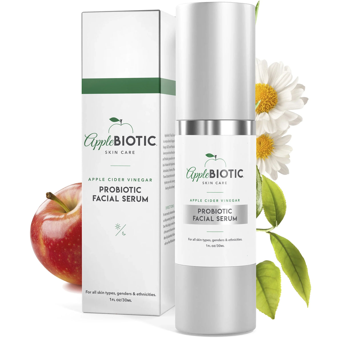 Applebiotic  Cider Vinegar Probiotic Facial Serum with Hyaluronic Acid