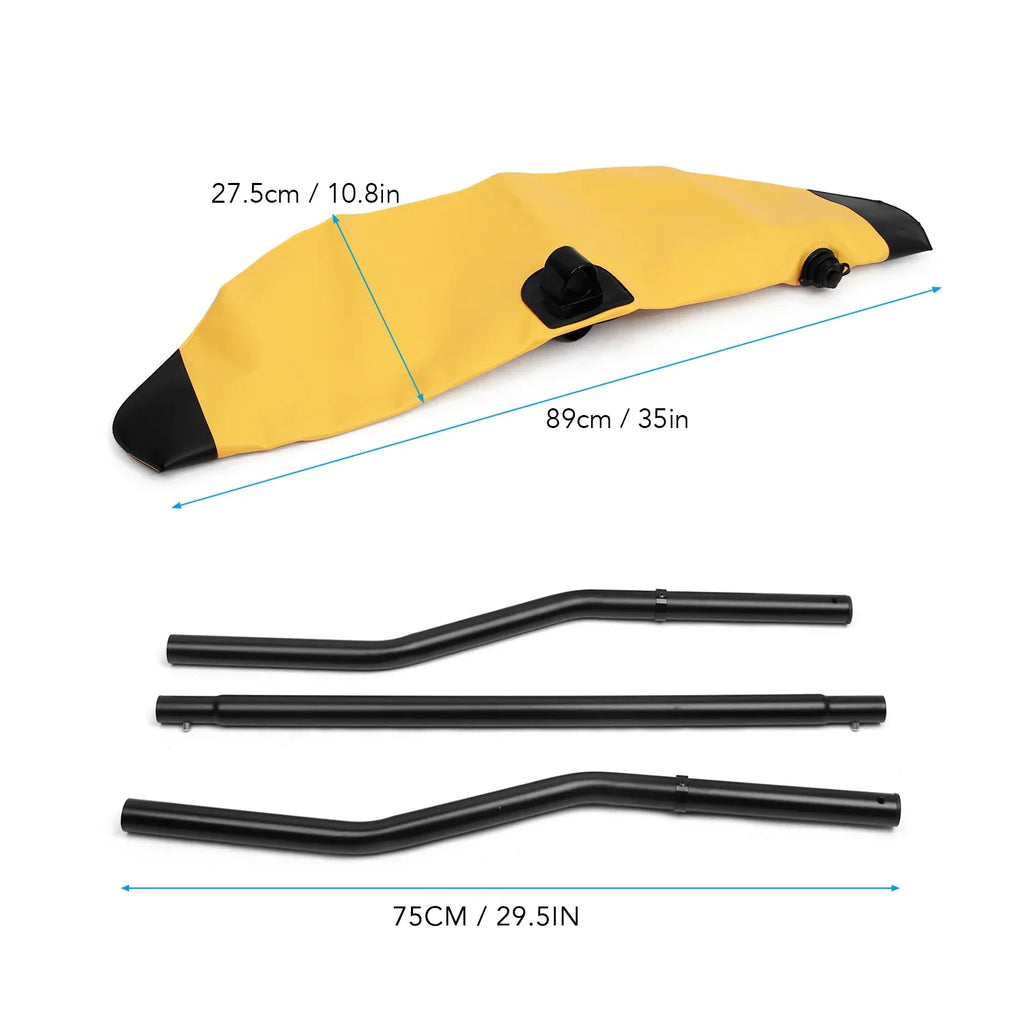 Tomshoo Kayak Float,Pvc ship Float Stabilizer With Sidekick Arms Float Stabilizer Kit Sidekick Arms Rod Float With Sidekick Arms Rod ship Rod vessel Float Inflatable Float With Tuyya Stabilization
