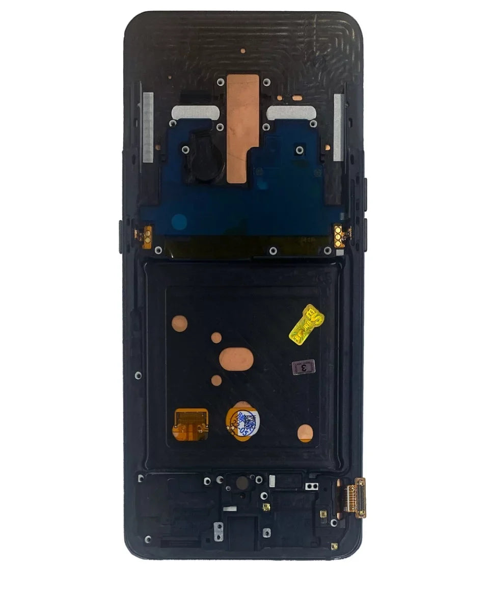 Replacement OLED Assembly With Frame appropriate For  Galaxy A80 (A805 / 2019) (Phantom Black) (Refurbished)