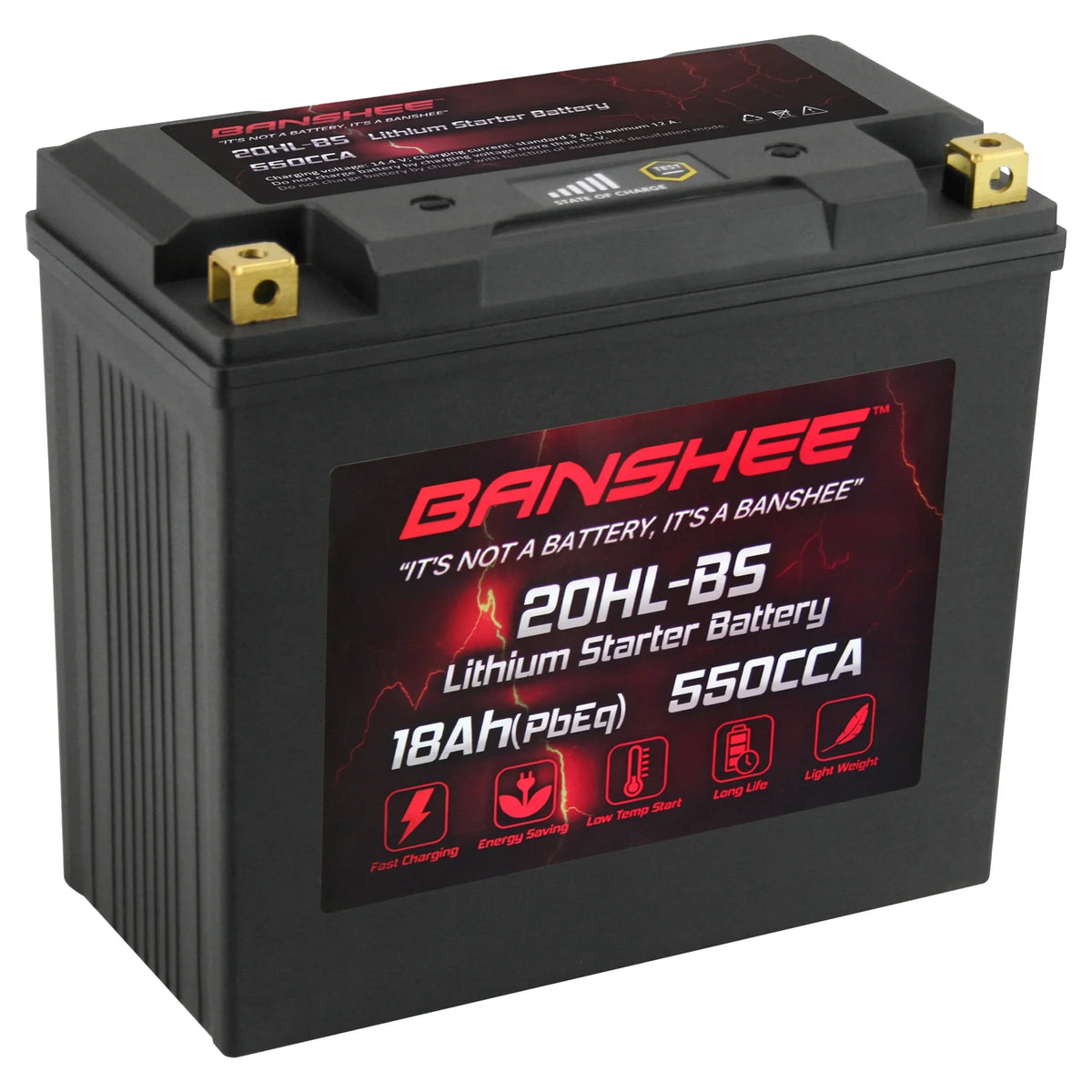 Banshee 20L-BS LiFePO4 Motorsports Battery appropriate with Sea-Doo GTI Limited 155 2016 to 2018
