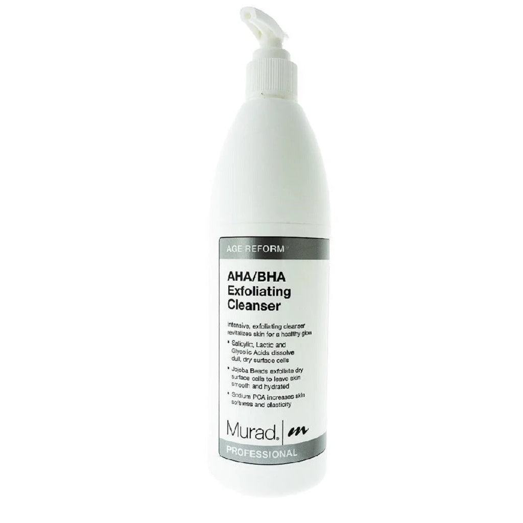 Murad AHA/BHA Exfoliating Cleanser, Face Wash for All Skin Types, 16.9 Oz