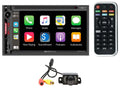 Soundstream VRCPAA-7DR 7" Car Monitor DVD Receiver w/CARPLAY/ANDROID AUTO+Camera