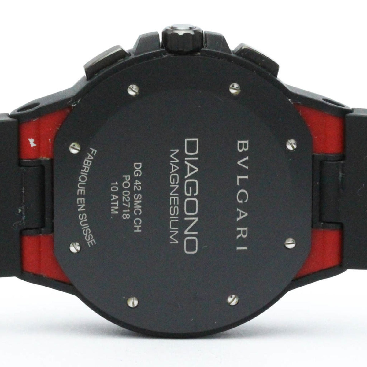 Pre-Owned BVLGARI Diagono Magnesium Chronograph Ceramic Automatic Watch DG42SMCCH BF567466 (Good)