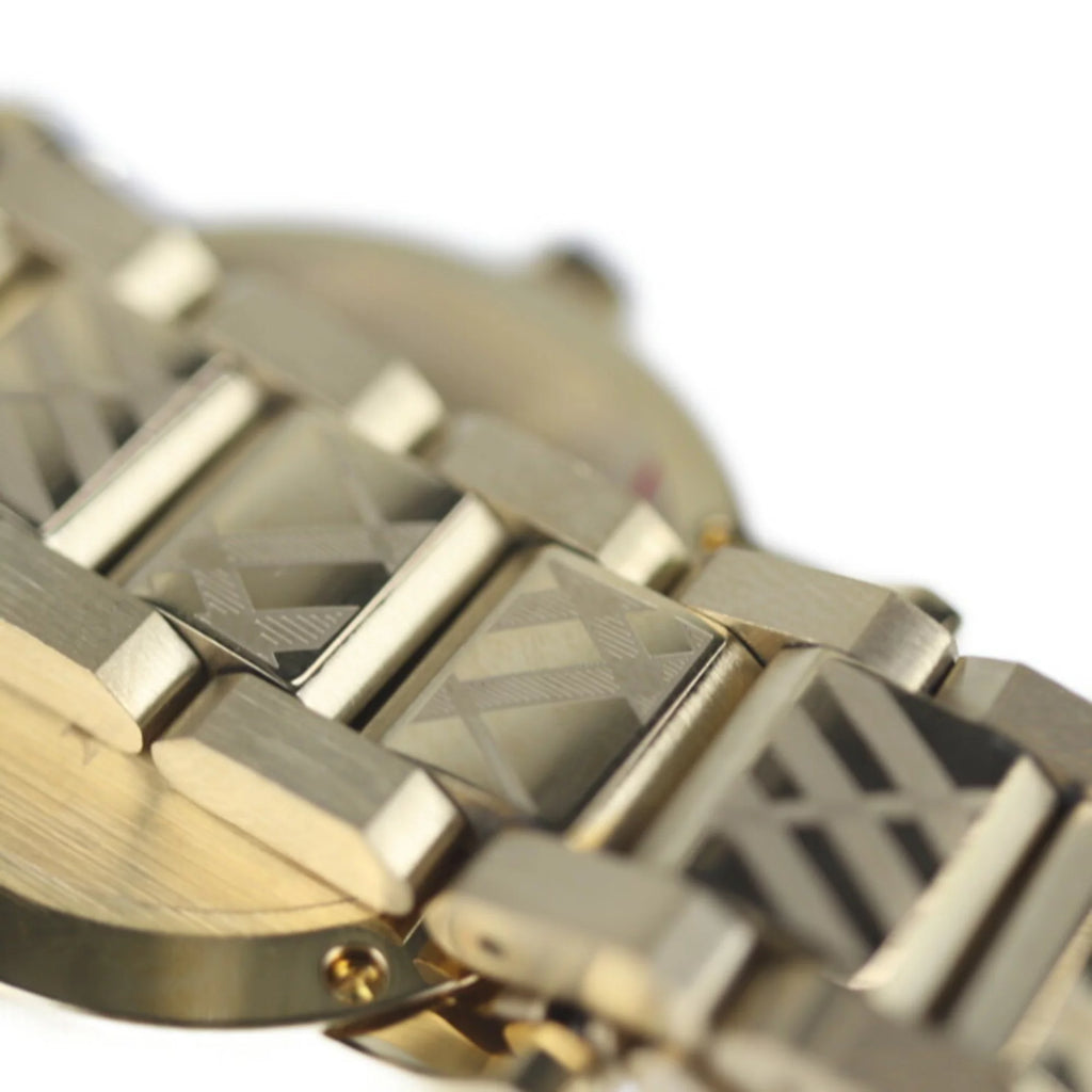 Pre-Owned BURBERRY Burberry THE CITY watch BU9145 stainless steel gold (Like New)