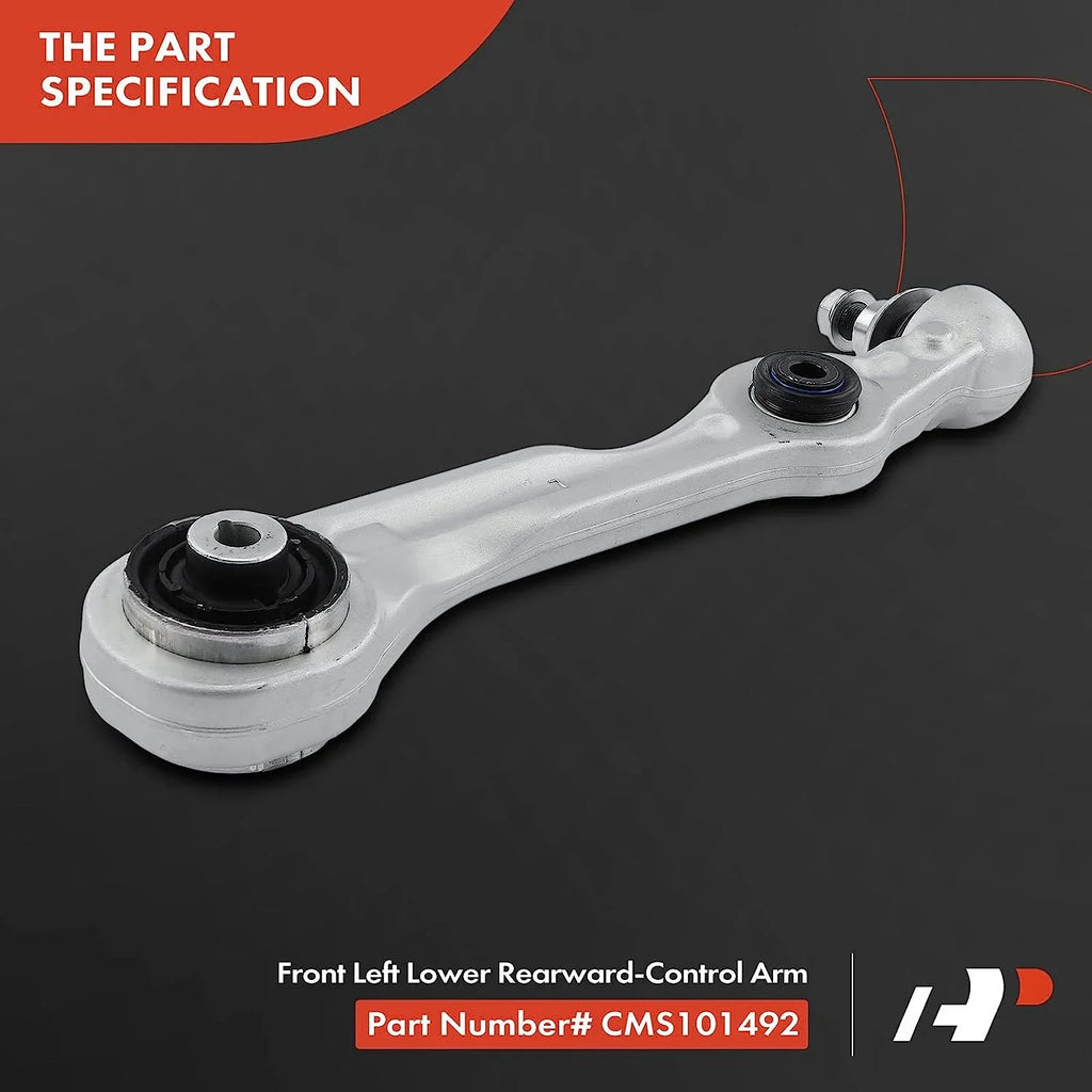 A-Premium Front Left Rearward Lower Control Arm, with Ball Joint & Bushing, matching with Mercedes-Benz S450 2018-2019, S550 2014-2017, S550e 2015-2017, S560 2018-2019, S63 AMG 2015-2017