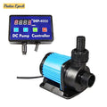 Aquarium 24 V DC Quiet Return Pump with Controller 1052 GPH Submersible and Inline liquid Pump with Feeding Mode and Memory Function for Fish Tank Pond Fountain and Sump Circulation