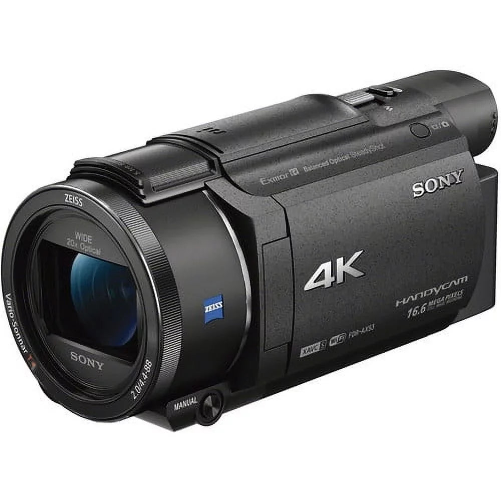 Cinematographer Bundle.  FDR-AX53 4K Ultra HD Handycam Camcorder