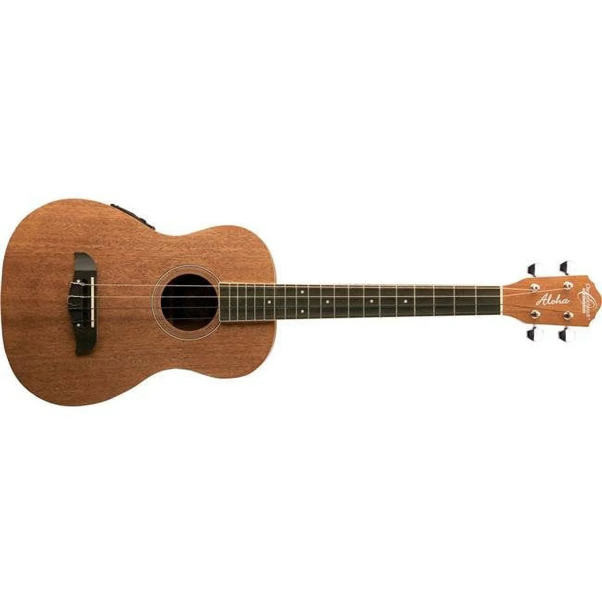 Oscar Schmidt  All Mahogany Acoustic & Electric Baritone Size Ukulele, Natural