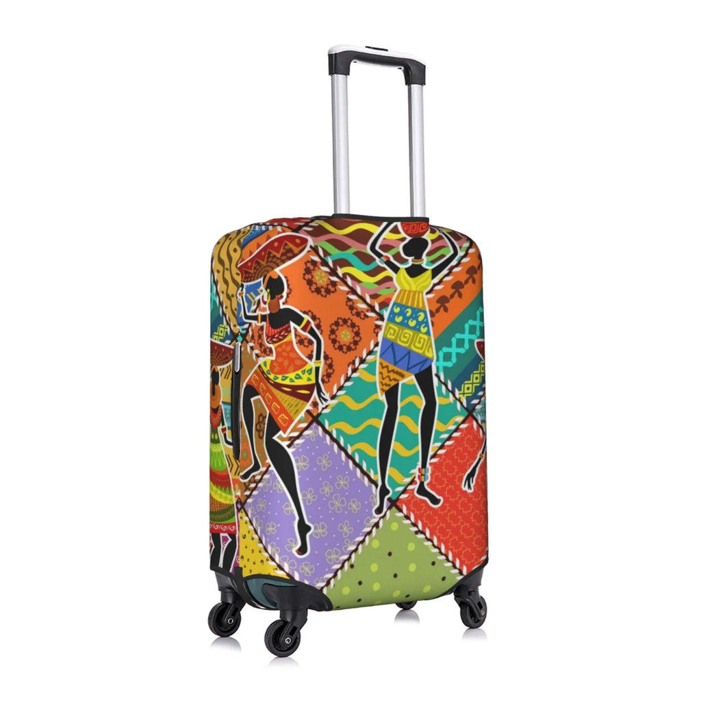 Kll Dancing African Womans Luggage protector Suitcase shield Suitcase Protector-