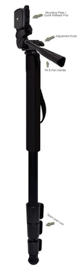 Professional Black 72" Monopod / Unipod (Quick Release) For  Lumix DC-LX100 II
