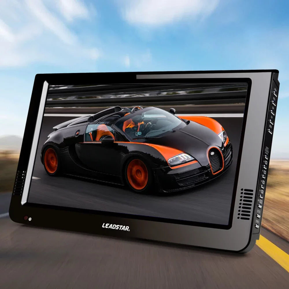 LEADSTAR Video Player,Caravan Outdoor or Freeview L-ED TV Freeview LED TV  Screen Freeview Car Caravan Outdoor Support U-SB  10 Inch Portable TV Video Player Screen Freeview L-ED Video Player Car