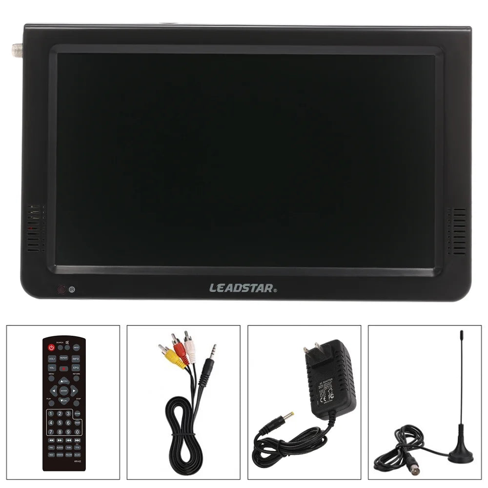 LEADSTAR Video Player,Caravan Outdoor or Freeview L-ED TV Freeview LED TV  Screen Freeview Car Caravan Outdoor Support U-SB  10 Inch Portable TV Video Player Screen Freeview L-ED Video Player Car