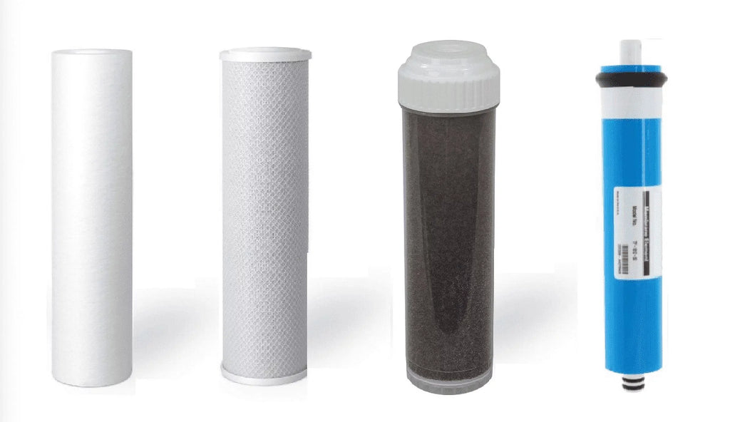4 RO/DI AQUARIUM REVERSE OSMOSIS liquid FILTERS/MEMBRANE 100 GPD
