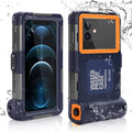 UrbanX Professional [15m/50ft] Swimming Diving Surfing Snorkeling Photo Video Waterproof Protective Case Underwater Housing for  Eluga I4 And all Phones Up to 6.9 Inch LCD with Lanyard