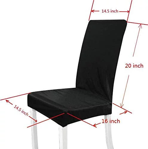 FMSHPON Salmon Steaks Shrimps Crabs Squids Sushi Stretch Chair shield Protector Seat Slipcover for Dining Room Hotel Wedding Party Set of 4