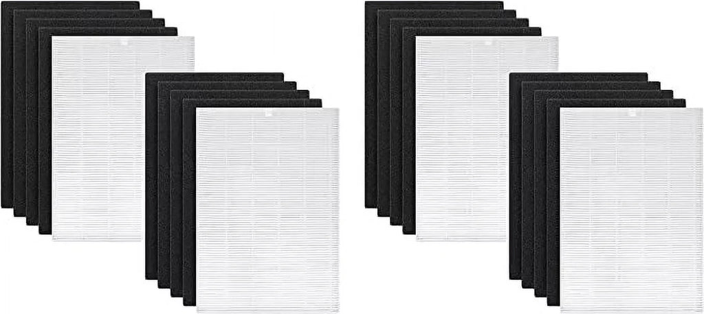 Nispira AP-1216-FP True HEPA Carbon Filter Replacement appropriate with Coway Airmega Air Purifier AP-1216L, 4 Sets