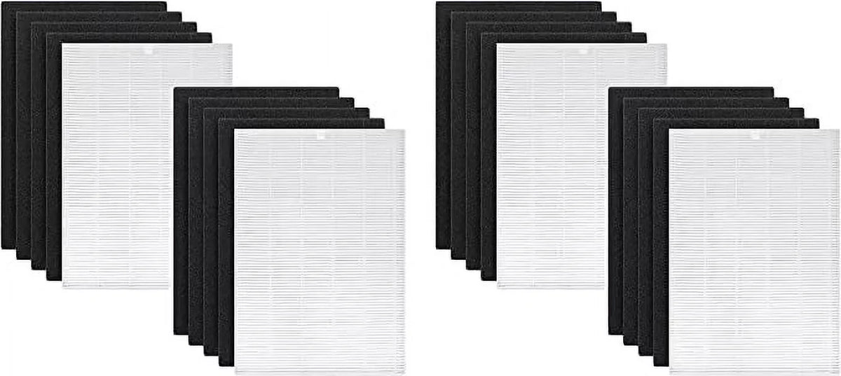 Nispira AP-1216-FP True HEPA Carbon Filter Replacement appropriate with Coway Airmega Air Purifier AP-1216L, 4 Sets