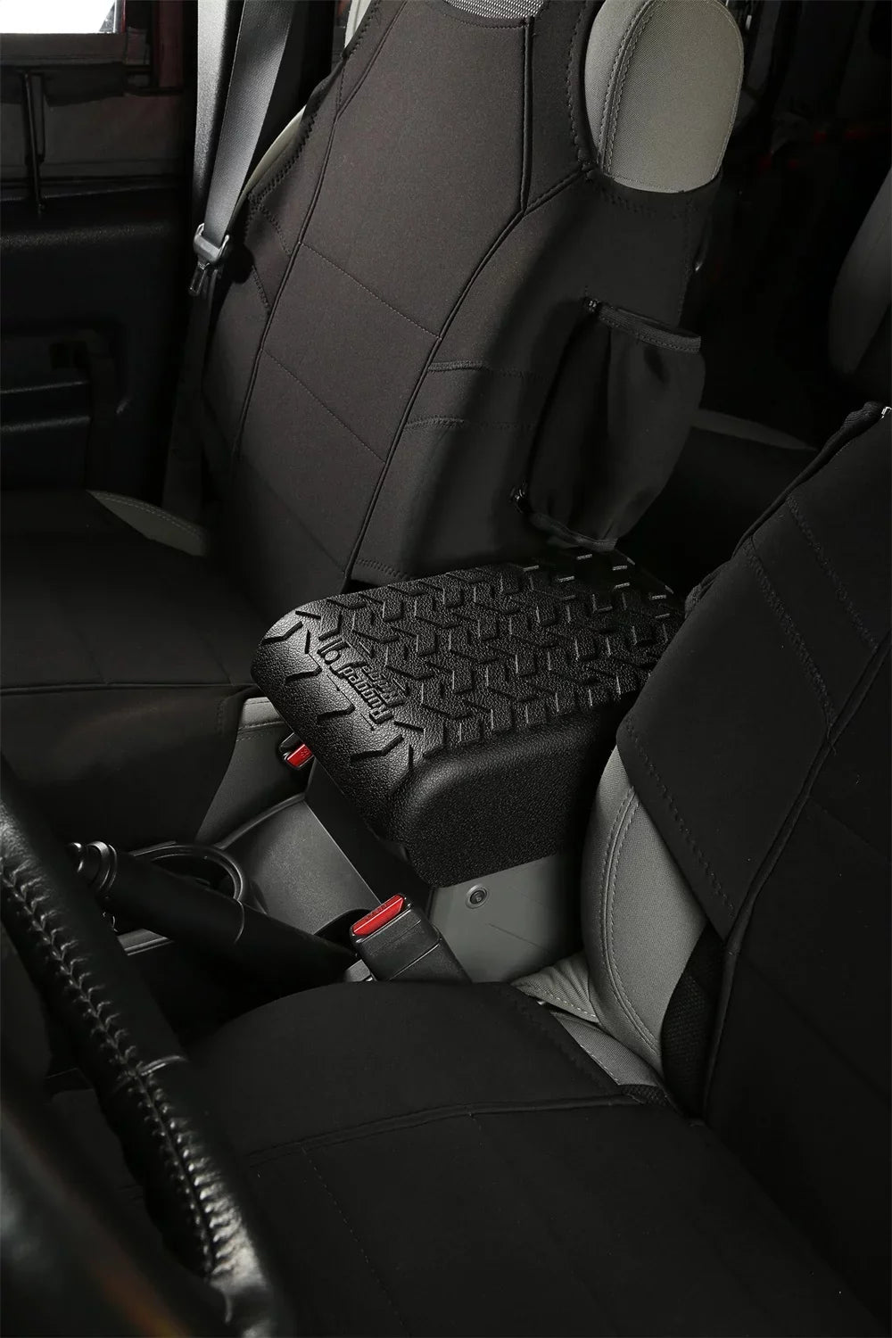Rugged Ridge 13107.40 Center Console shield, Black; 07-10 Jeep Wrangler JK