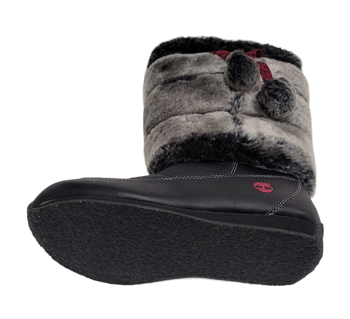 Timberland Preschool Youth Winterberry Tall Fur Medium Boot Black 59794 size 1.5 US