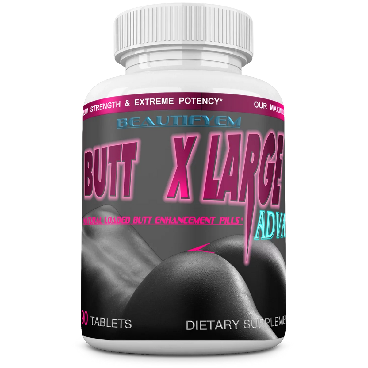 90 Tablets. Supplements. Get Bigger Buttocks Vitamins, Minerals, Herbs and Amino Acids. BUTT X-L-ADVANCE Butt and Booty Formula