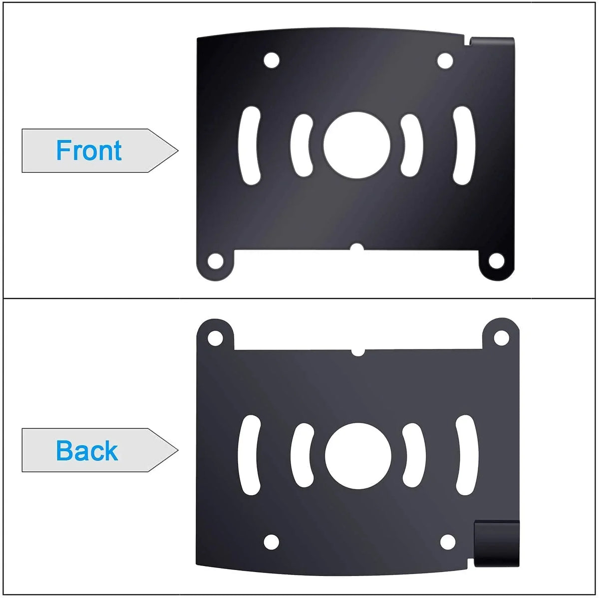 DoHonest D6 Backup Camera Bracket Adapter with a Power Adapter suitable with Furrion Pre-Wired RV or Trailer with a FRCBRKT-BL