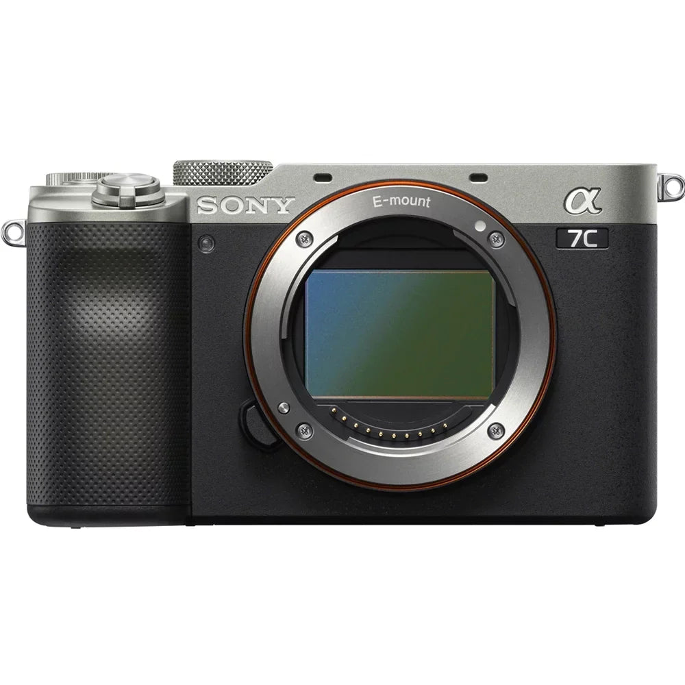 Alpha a7C Mirrorless Digital Camera (Silver) + Fe 55MM F/1.8 Za Lens Accessory Kit