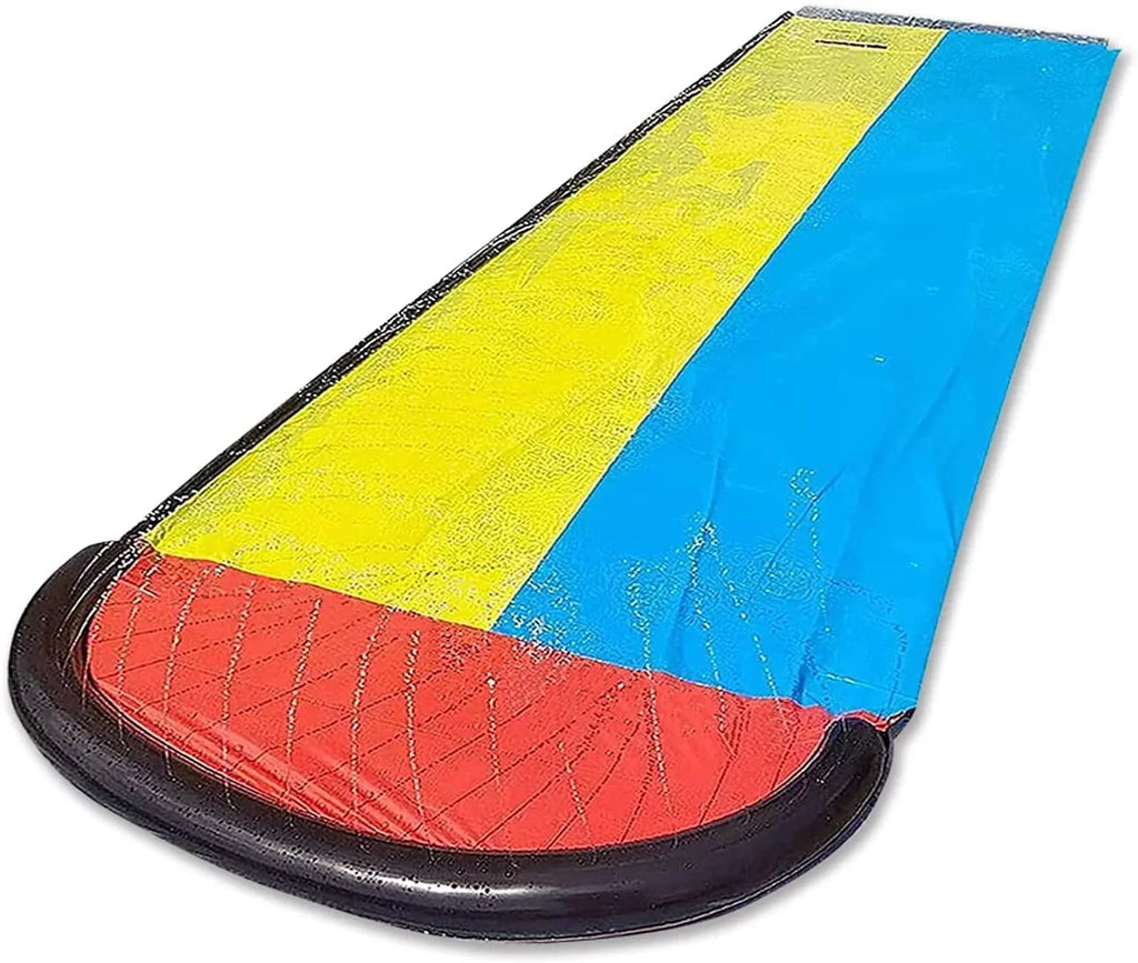 Edele 15.5ft aqua Slide Summer Fun for Lawn Inflatable Crash Pad