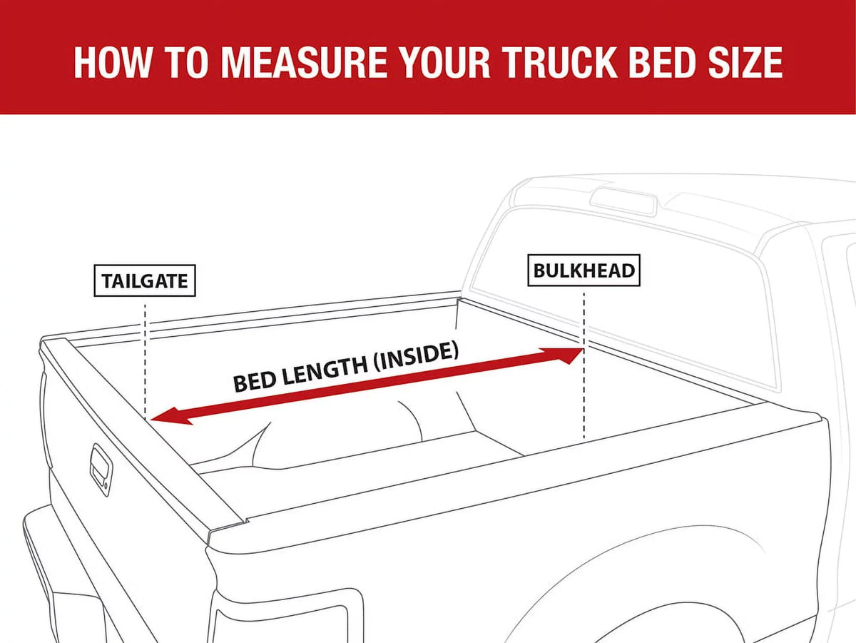MaxMate Soft Roll-up Truck Bed Tonneau shield matching with 2019-2024  Ranger | 5' (61") Bed | TCF169066