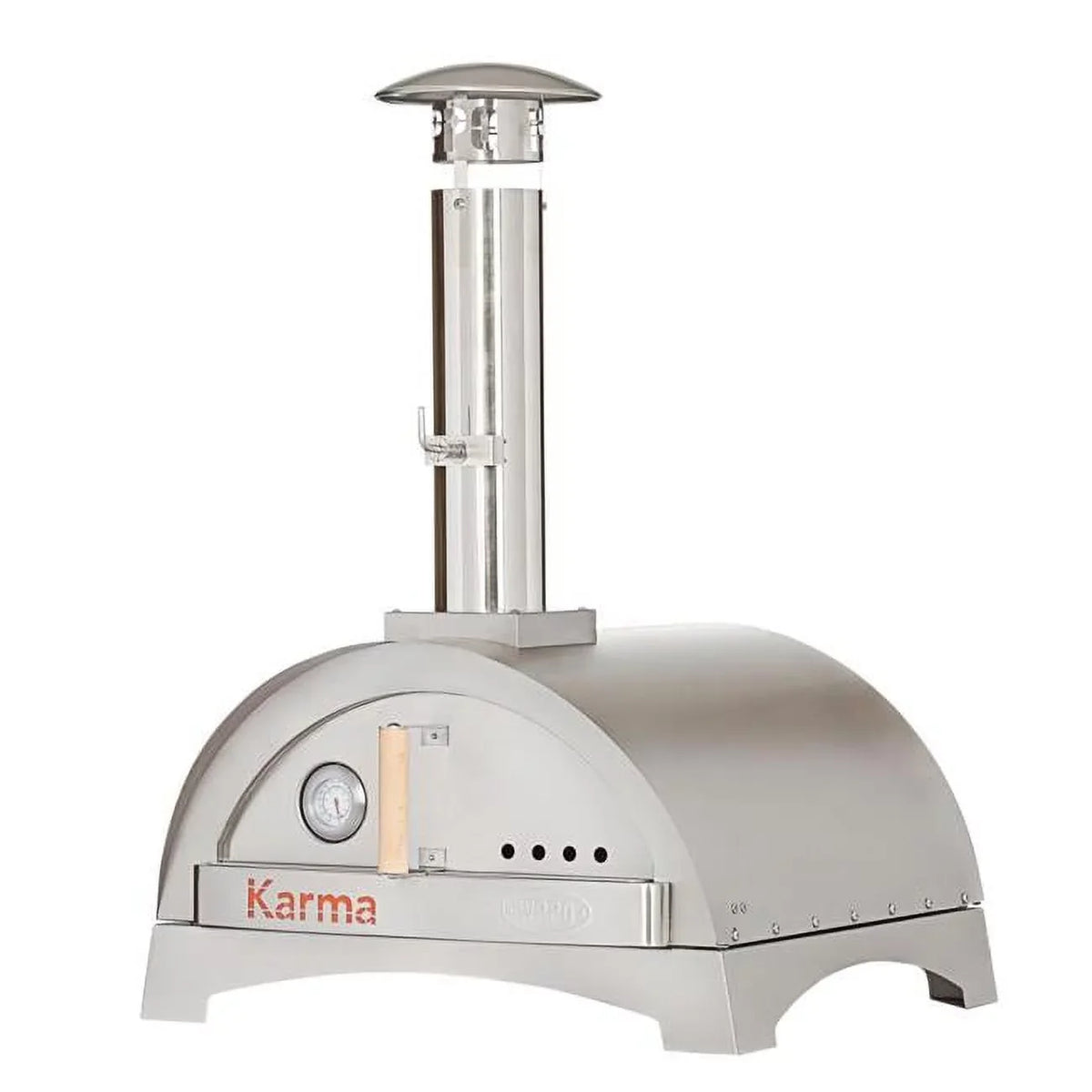Karma 304 Stainless Steel Wood Fired Pizza Oven with Base. WPPO  25 in