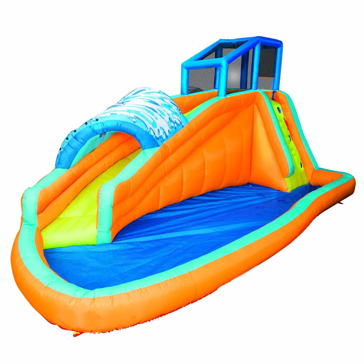 Banzai Surf Rider Kids Inflatable Outdoor Lagoon aqua Slide Splash Park