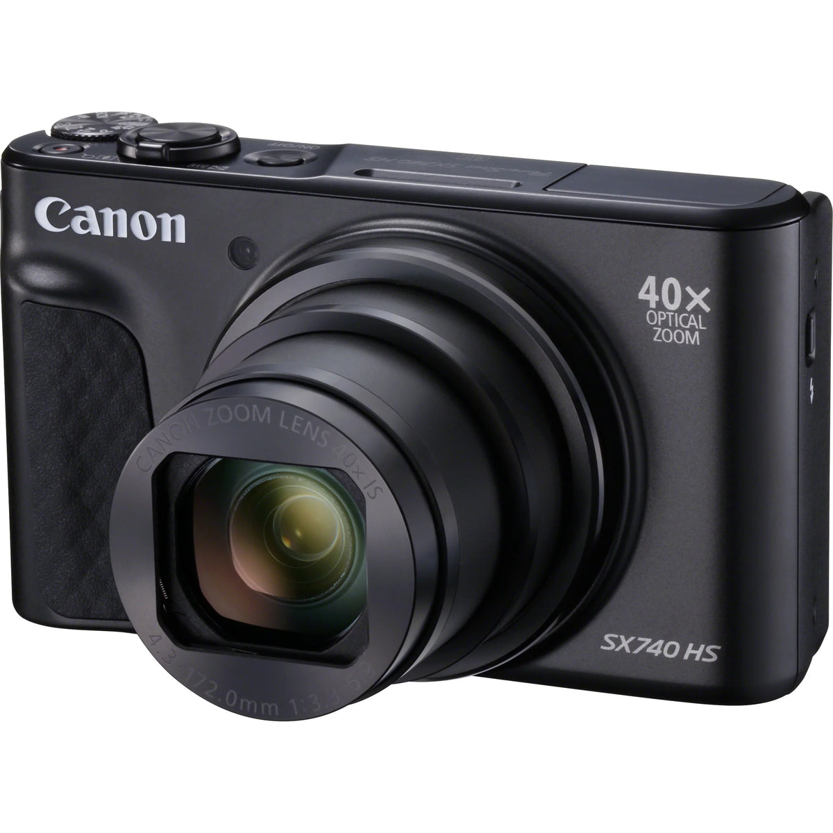 PowerShot SX740 HS 20.3 Megapixel Compact Camera, Black