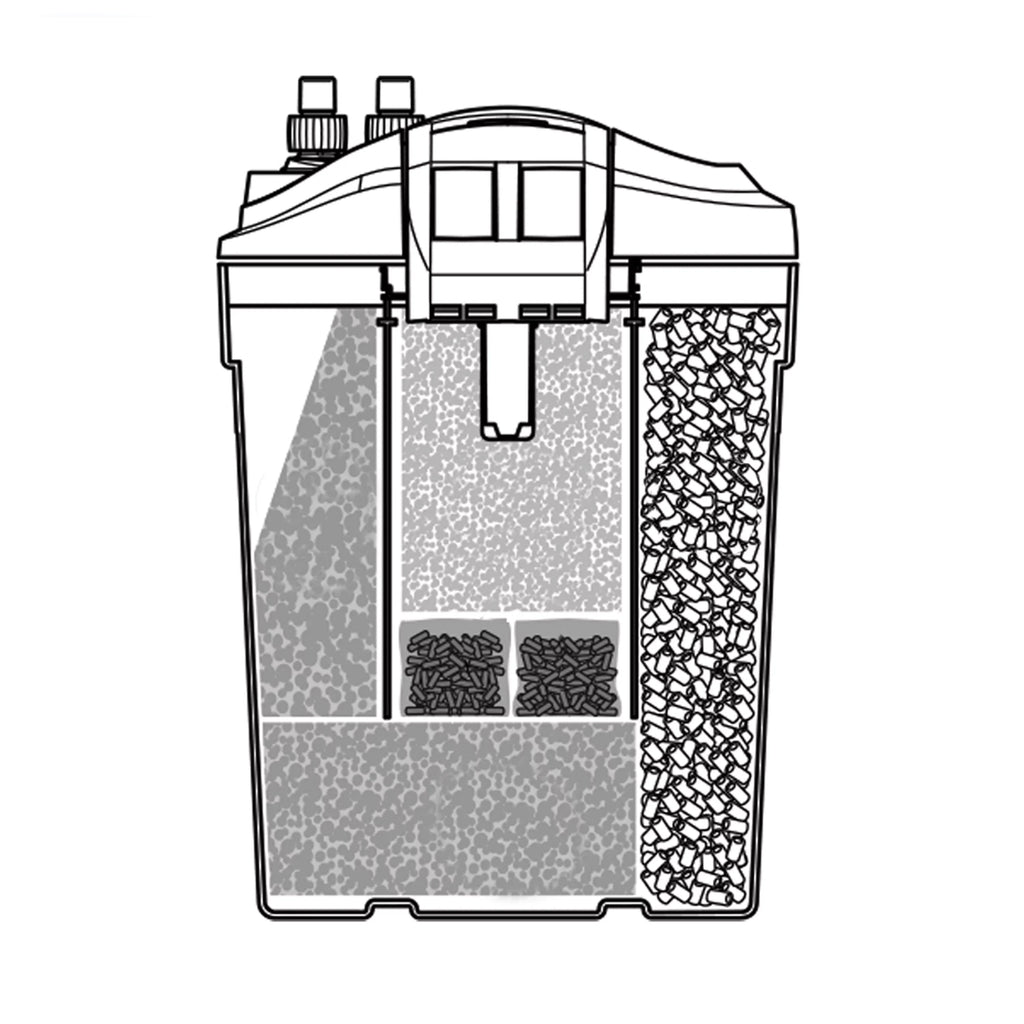 OASE FiltoSmart 300 - Grey Aquarium External Filter