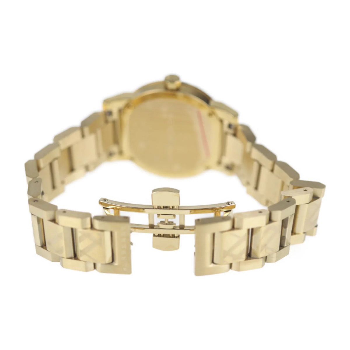 Pre-Owned BURBERRY Burberry THE CITY watch BU9145 stainless steel gold (Like New)